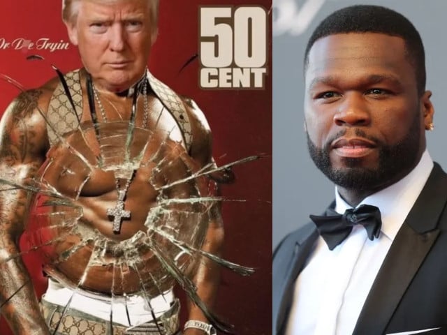 50 Cent vendos foton e Trump në kopertinën e albumit në formë dedikimi