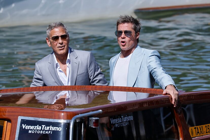 Brad Pitt dhe Ines de Ramon bashkohen me George dhe Amal Clooney-n në Venecia